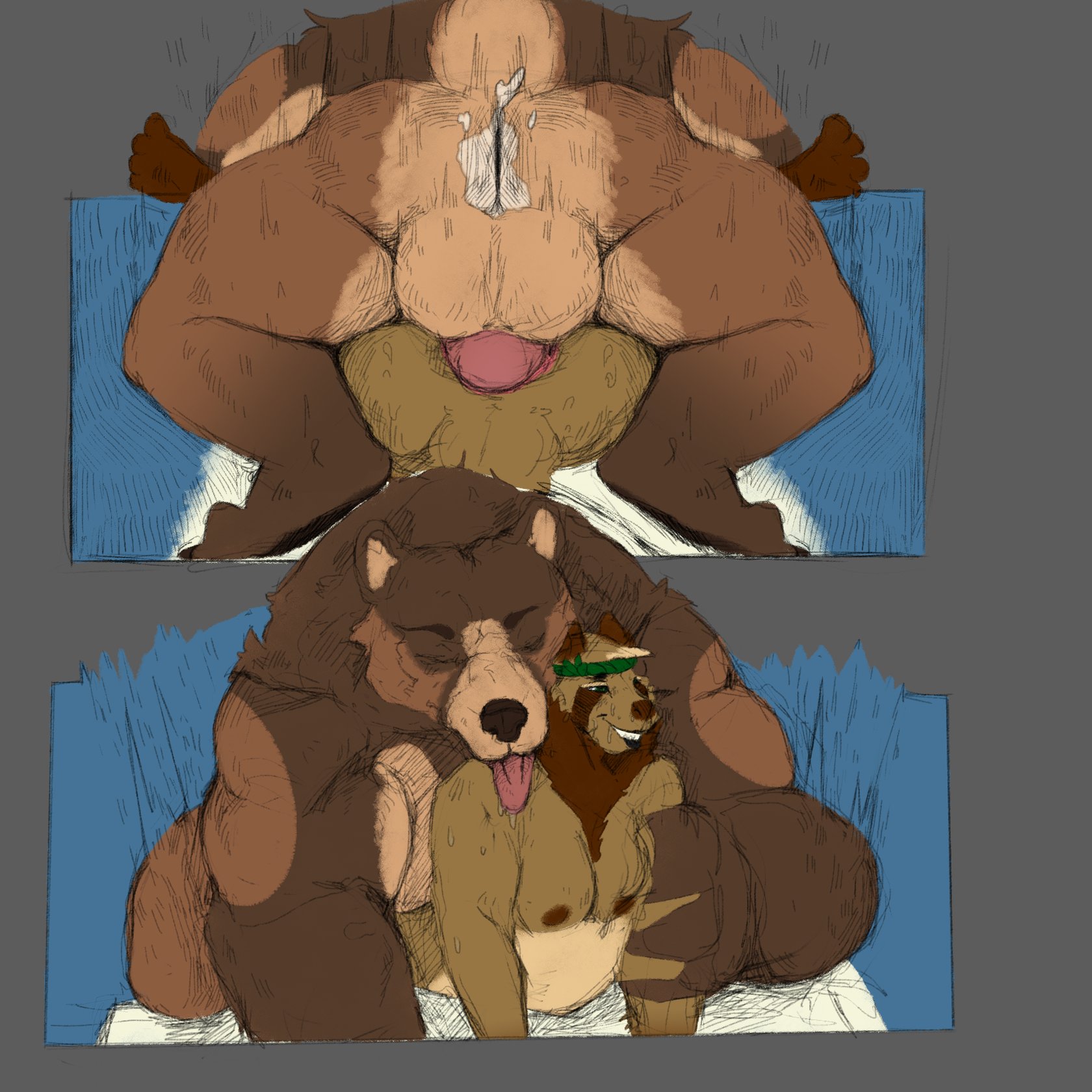 2 Big Guys Having Fun | Breastwizard 5