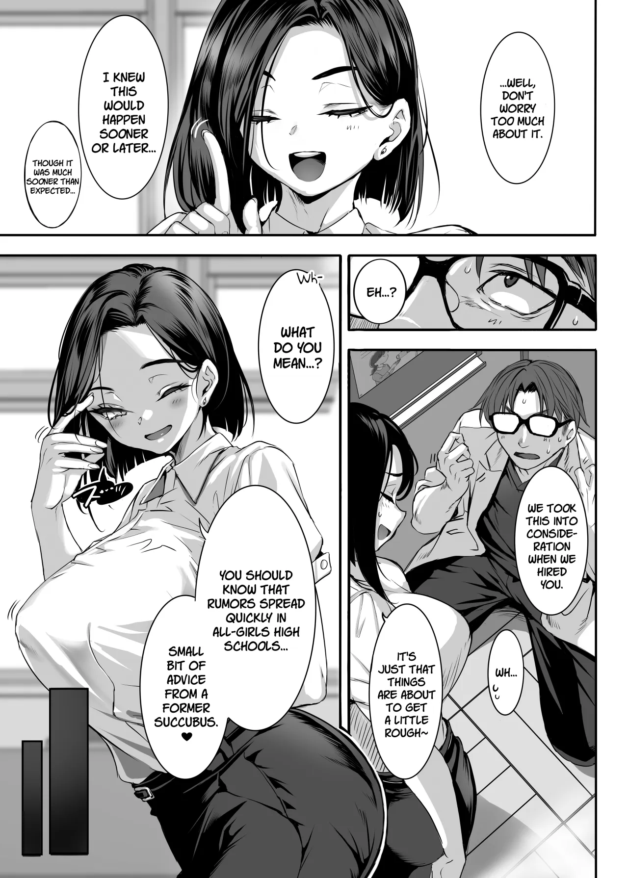 2-nen E-gumi Zenin Succubus Shusseki Bangou 5-ban Onihara Mei no Baai 50