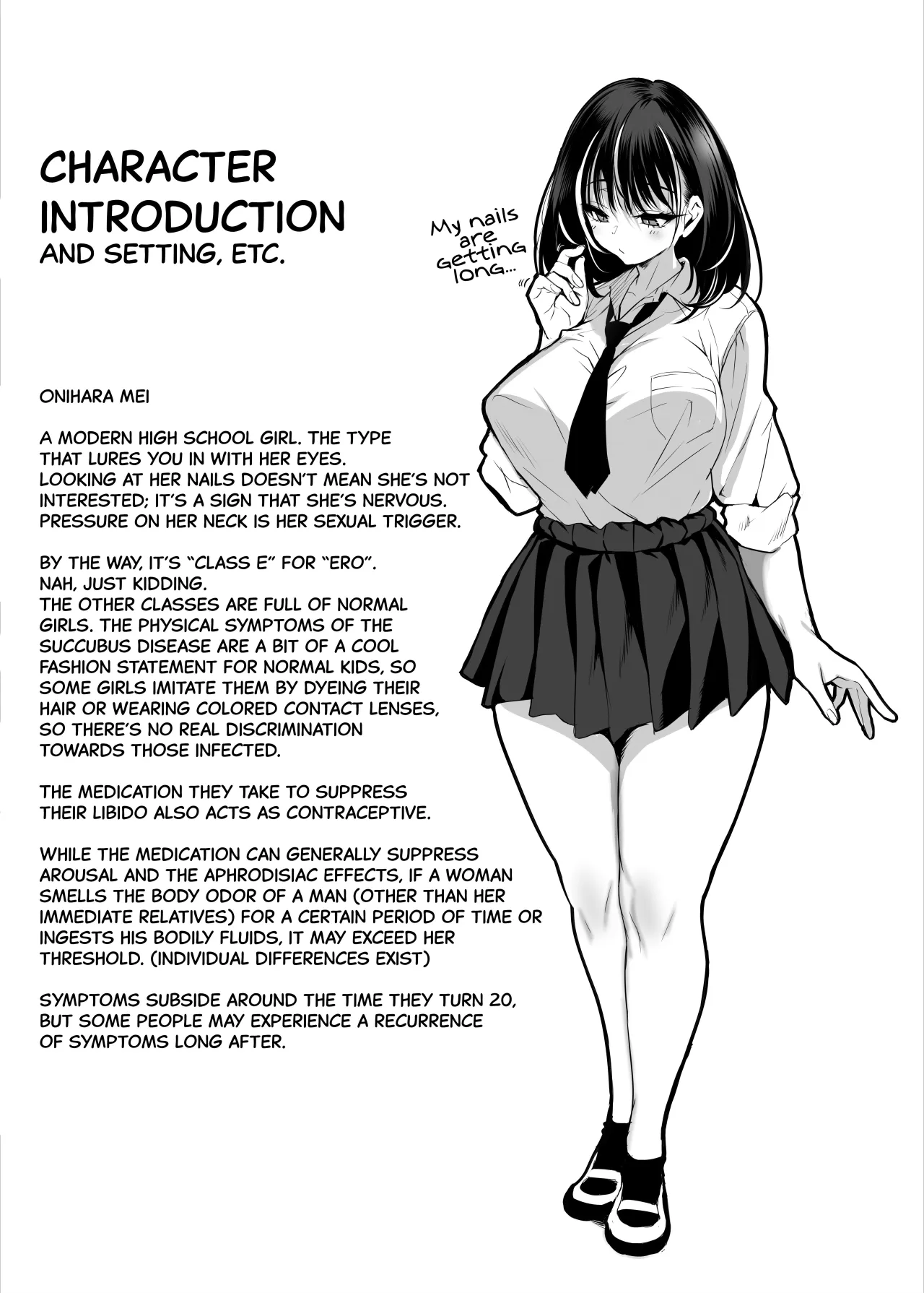 2-nen E-gumi Zenin Succubus Shusseki Bangou 5-ban Onihara Mei no Baai 52