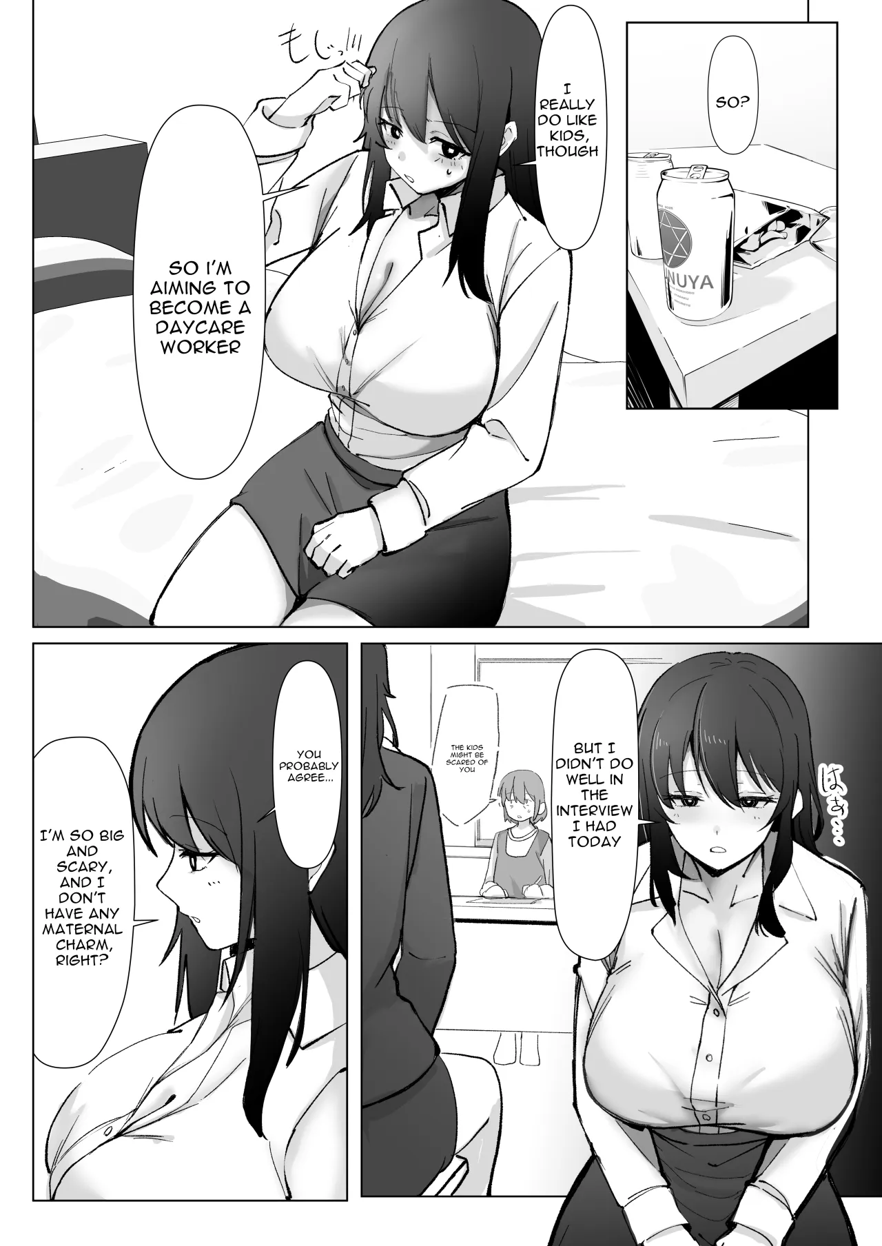200cm Deka Hoikushi wa Bosei ga Tarinai node Boku ga Renshuudai ni naru Hanashi 12