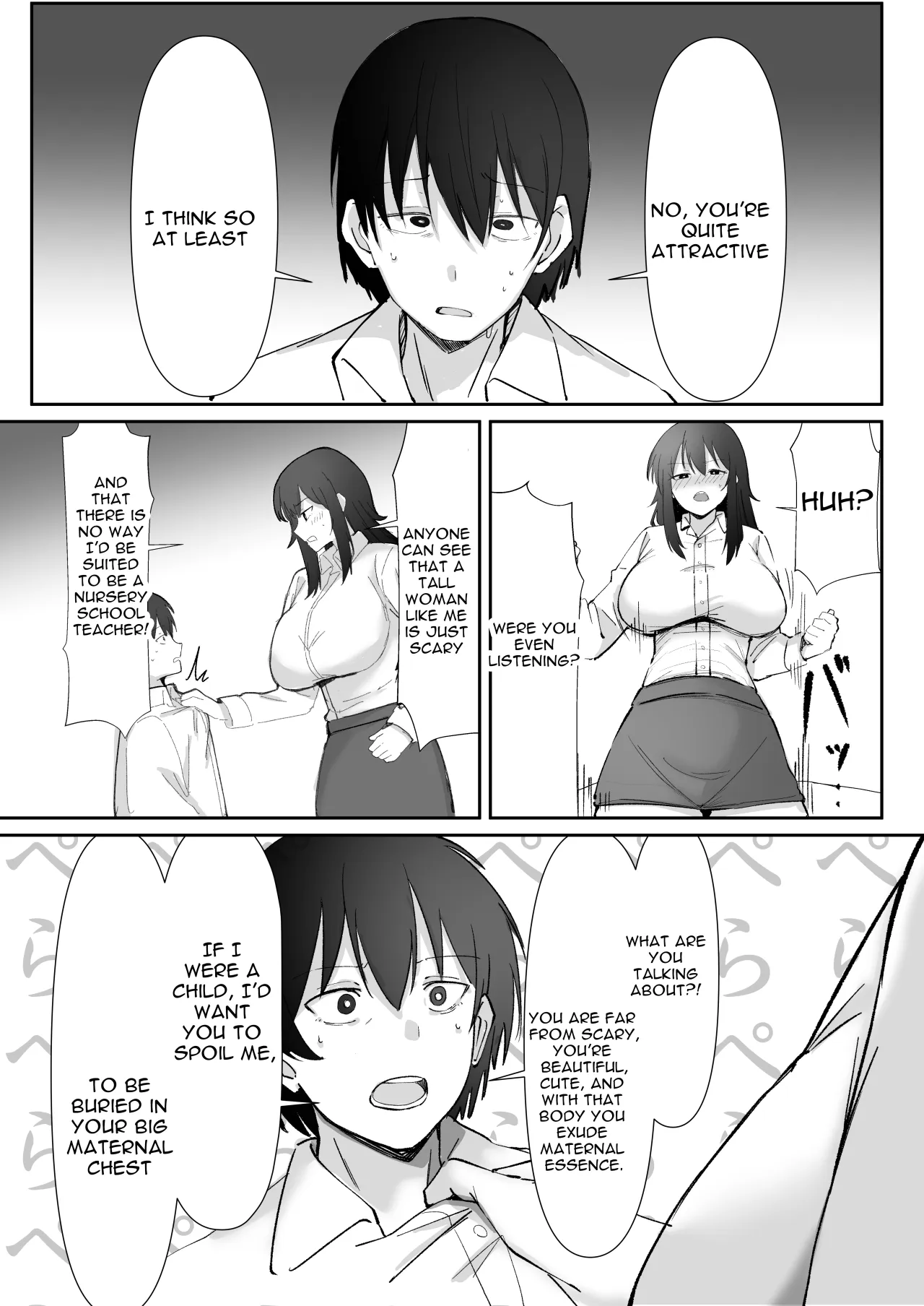 200cm Deka Hoikushi wa Bosei ga Tarinai node Boku ga Renshuudai ni naru Hanashi 13