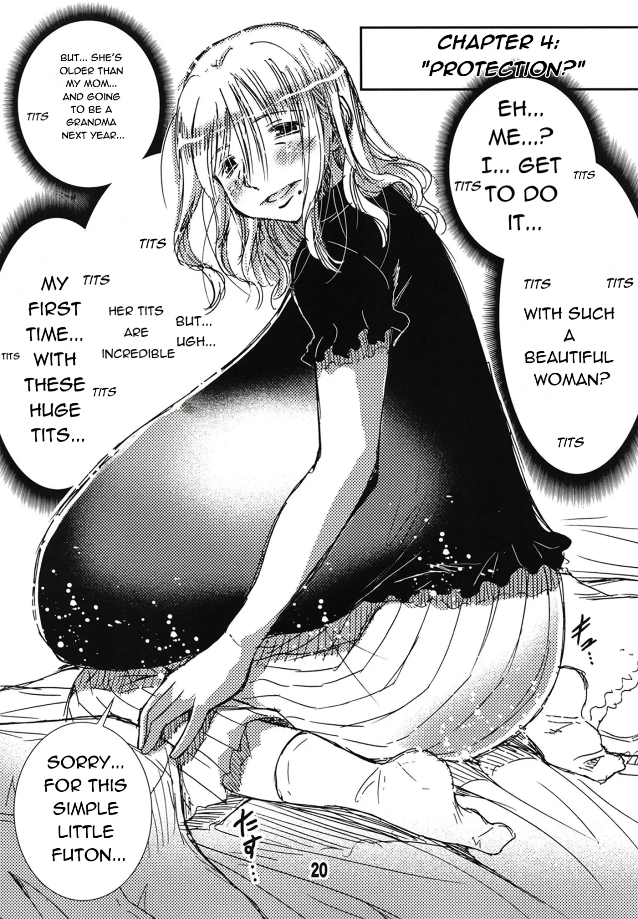 56-sai Bust 256cm Danchizuma Ookiku Tareta Jukujo no Chibusa... Boku wa Kono Hito de Doutei o Sotsugyou Shita. 20