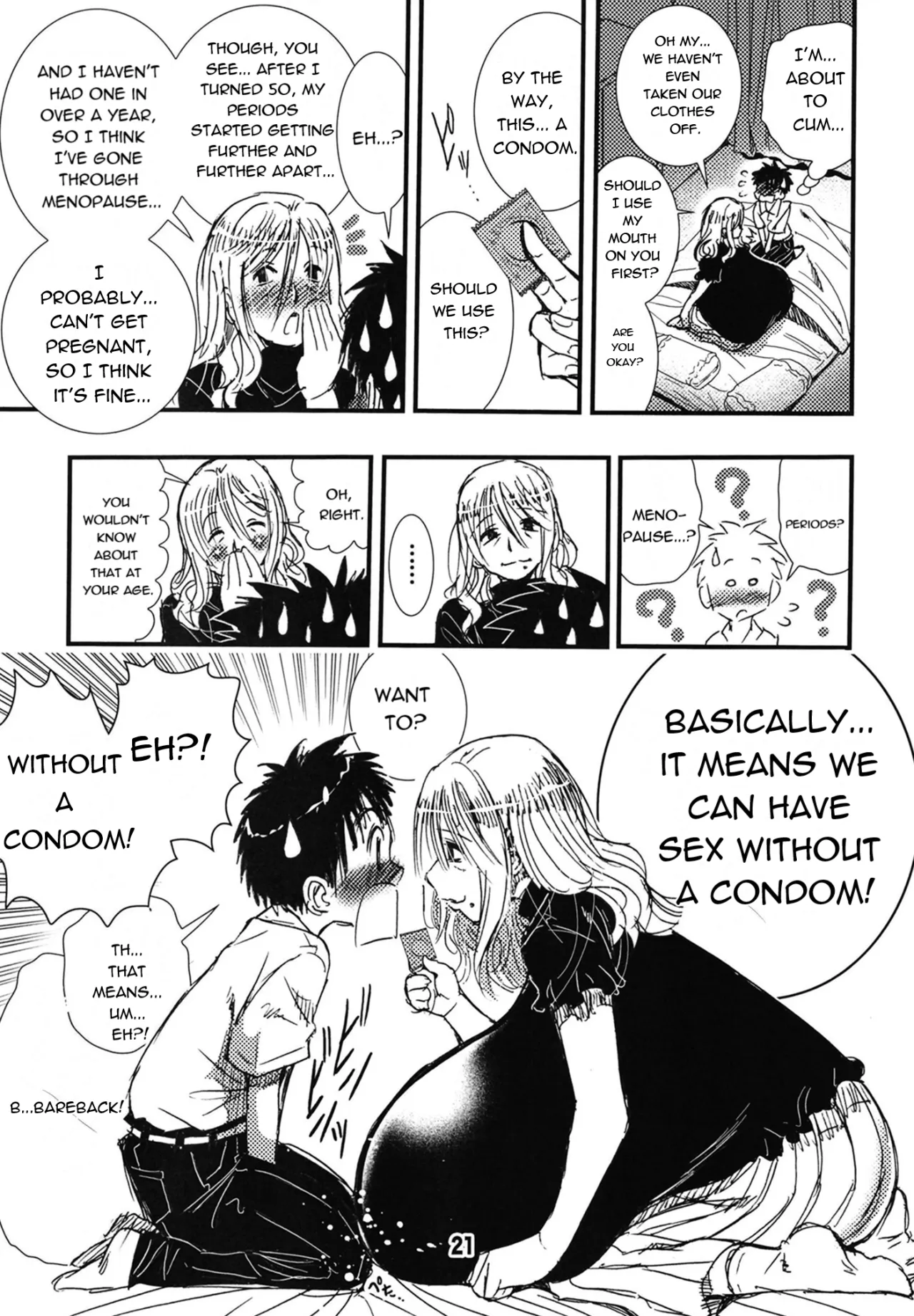 56-sai Bust 256cm Danchizuma Ookiku Tareta Jukujo no Chibusa... Boku wa Kono Hito de Doutei o Sotsugyou Shita. 21
