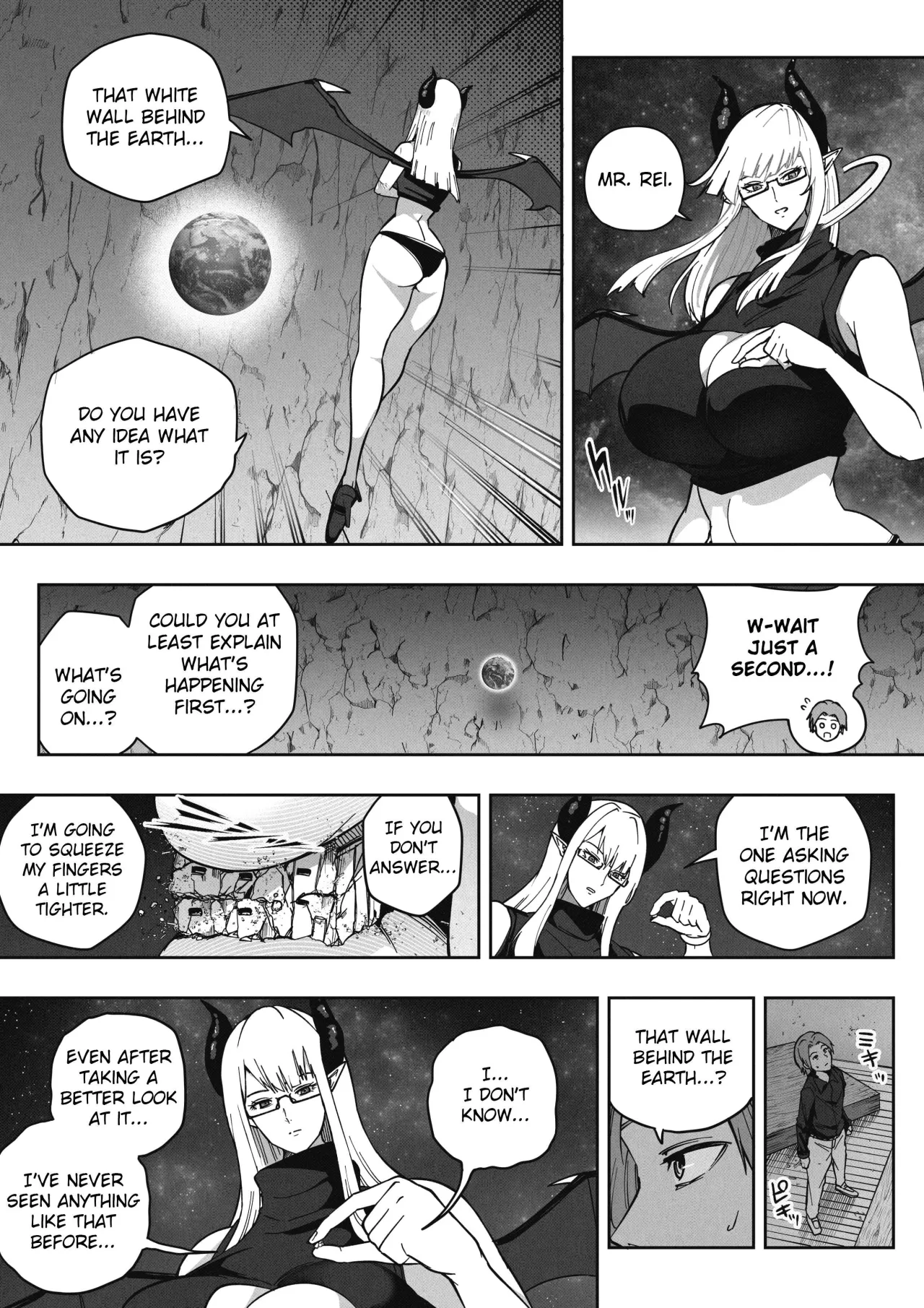 A 168 Billion km Tall Girl Toys with the Mere 10,000 km Earth 7
