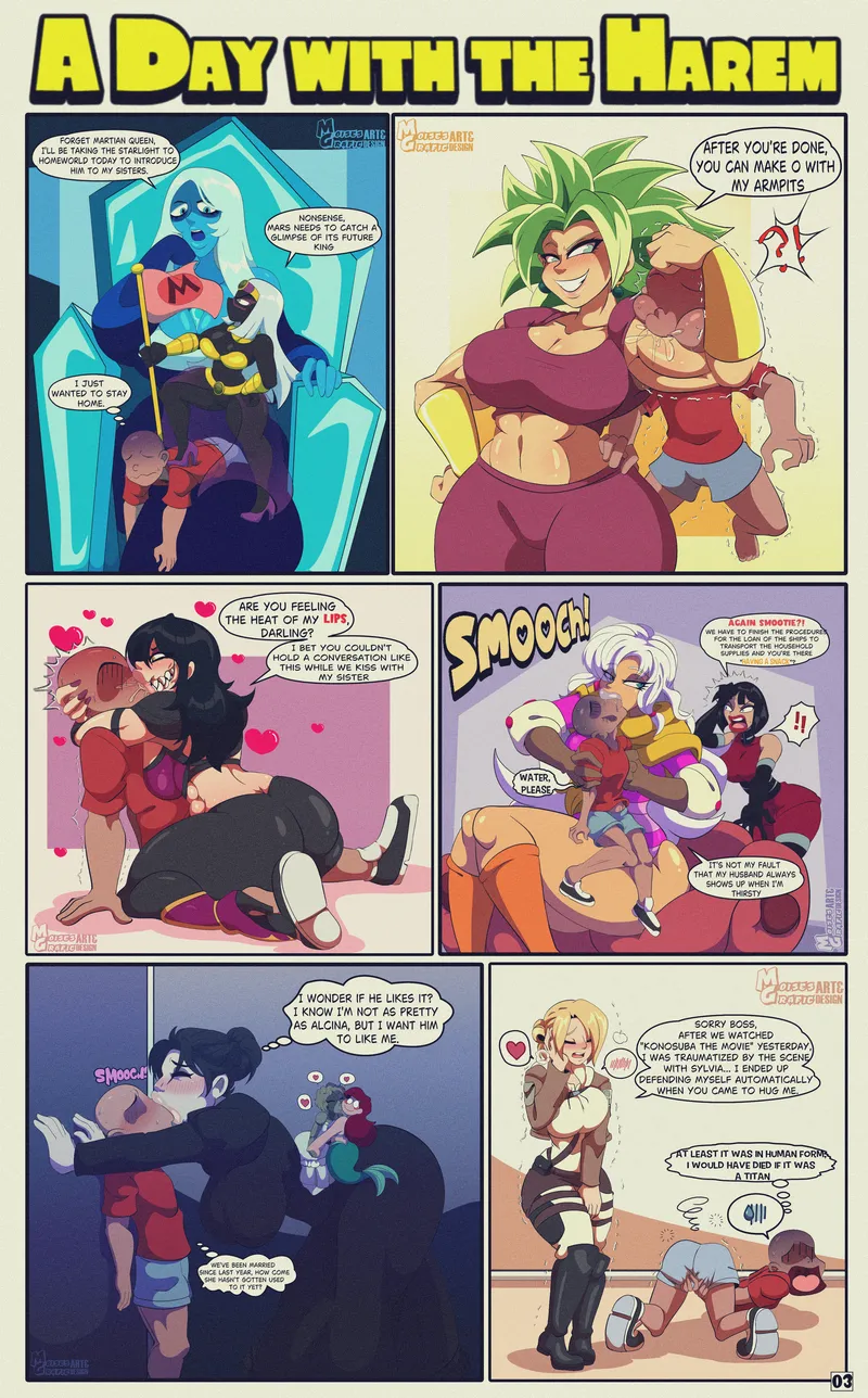 A Day With The Harem 5