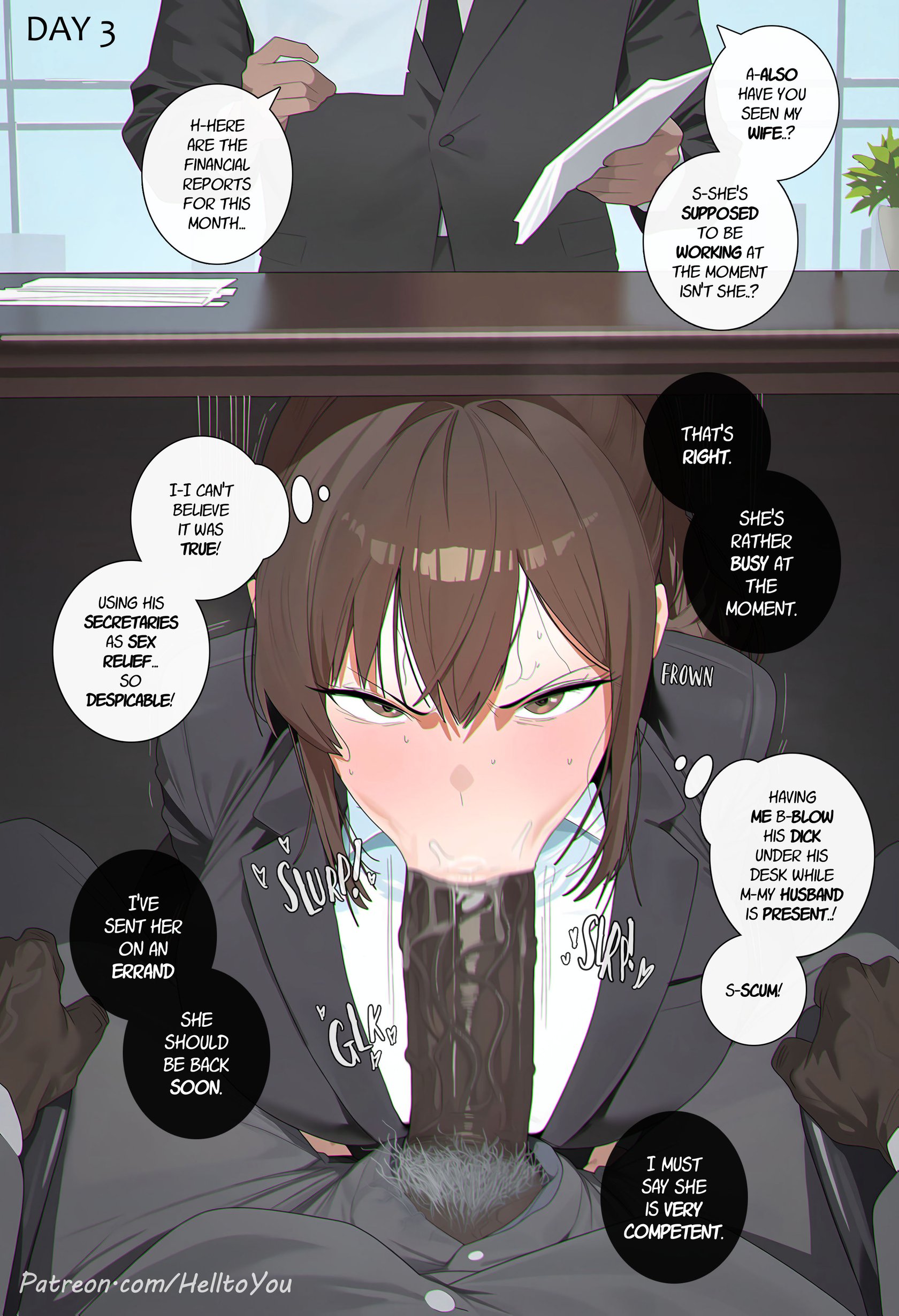 A Husband's Mistake [Helltoyou] NTR comic part 1 + 2 Oneshot - Page 4
