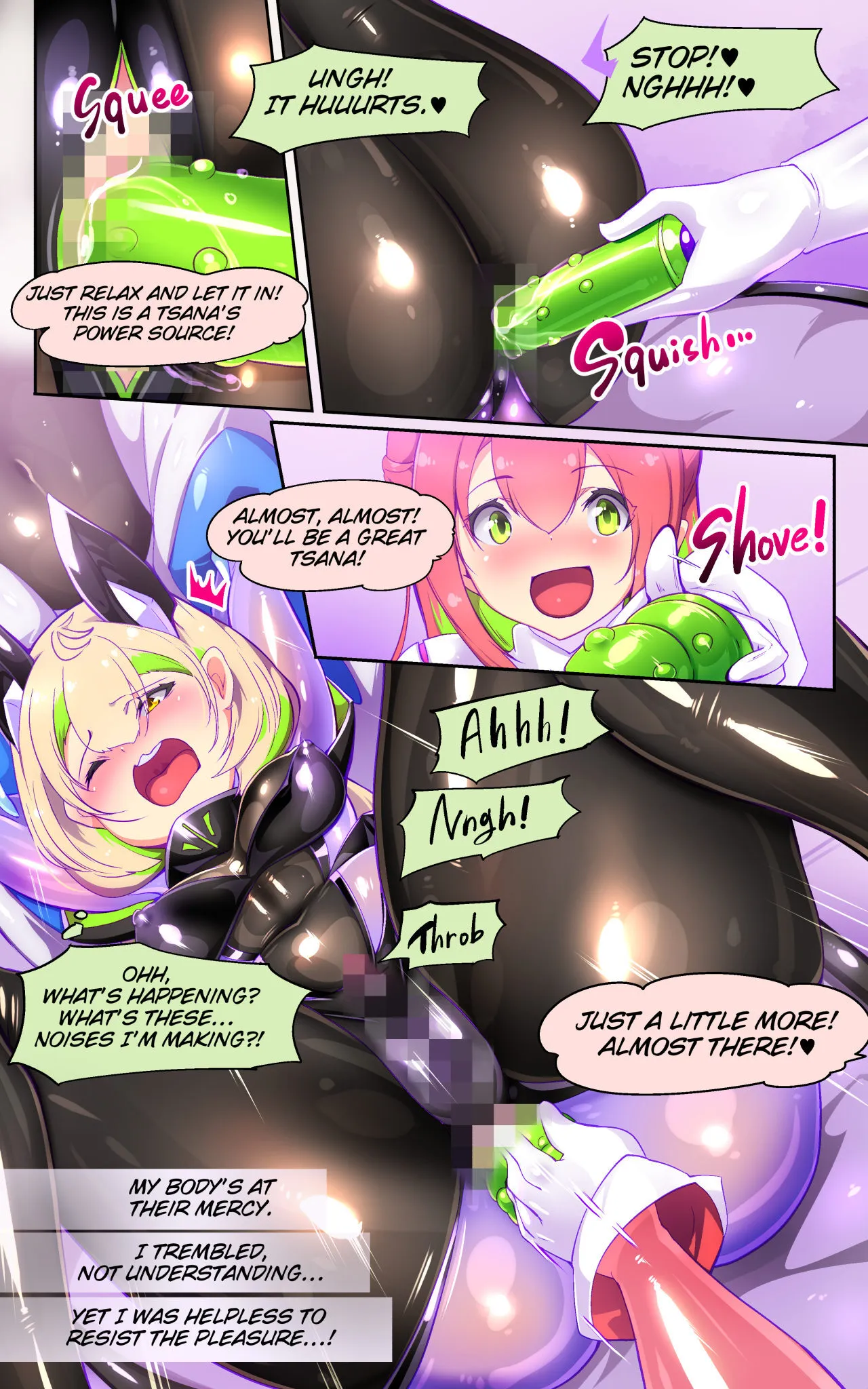 A manga about a girl who is reincarnated as a combat android, and then has a very erotic experience and turns evil - Senkou Heijo Prikke Tsana 10