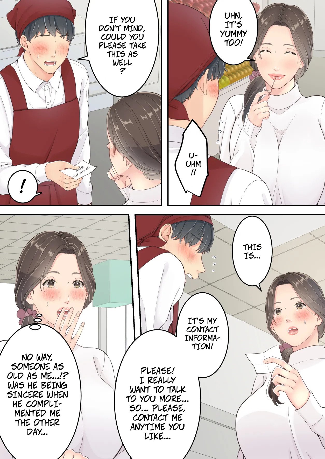 A Normal Mother Goes on a Sweet Affair Trip With a Boy the Same Age as Her Son – Matomo na Okaa-san ga Musuko to Onaidoshi na Otokonoko to Amaama Furin Ryokou shichau Hanashi 15