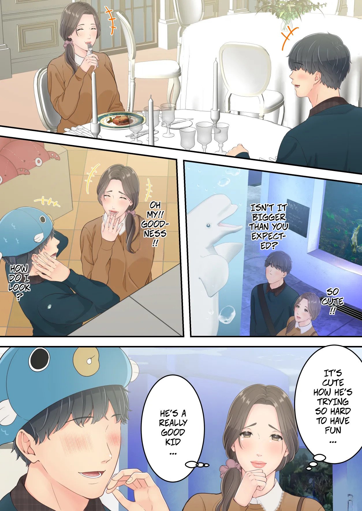 A Normal Mother Goes on a Sweet Affair Trip With a Boy the Same Age as Her Son – Matomo na Okaa-san ga Musuko to Onaidoshi na Otokonoko to Amaama Furin Ryokou shichau Hanashi 24