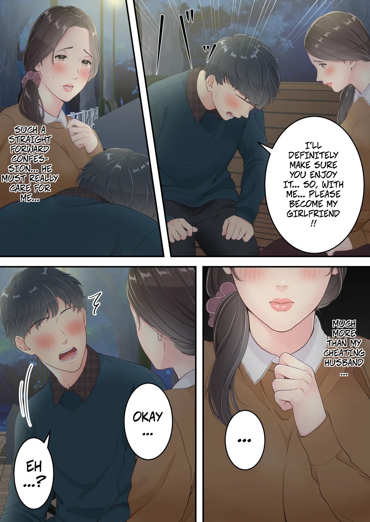 A Normal Mother Goes on a Sweet Affair Trip With a Boy the Same Age as Her Son – Matomo na Okaa-san ga Musuko to Onaidoshi na Otokonoko to Amaama Furin Ryokou shichau Hanashi 26