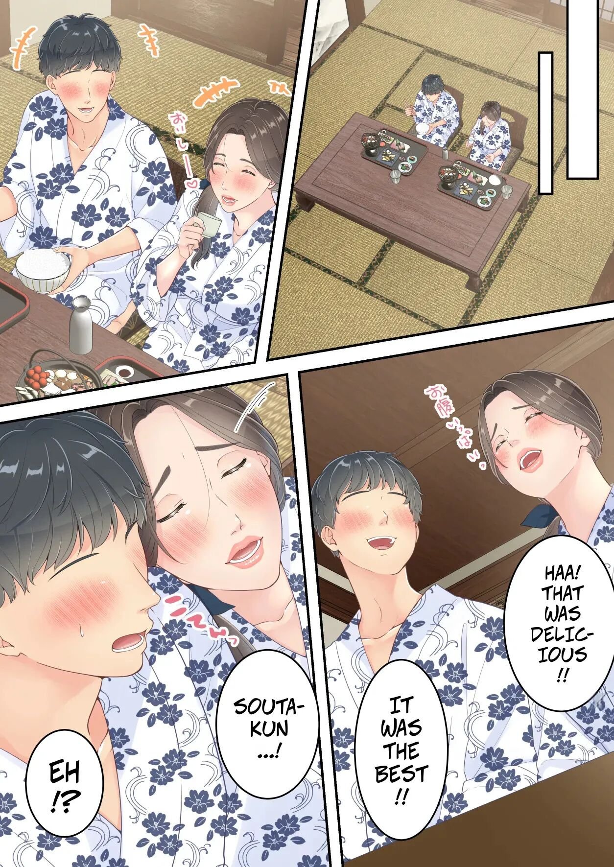 A Normal Mother Goes on a Sweet Affair Trip With a Boy the Same Age as Her Son – Matomo na Okaa-san ga Musuko to Onaidoshi na Otokonoko to Amaama Furin Ryokou shichau Hanashi 64