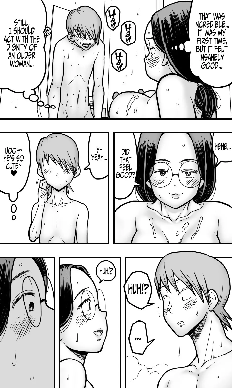 A Plain Late 30's Virgin Aunt Gives In To Lust For Rude Nephew 27