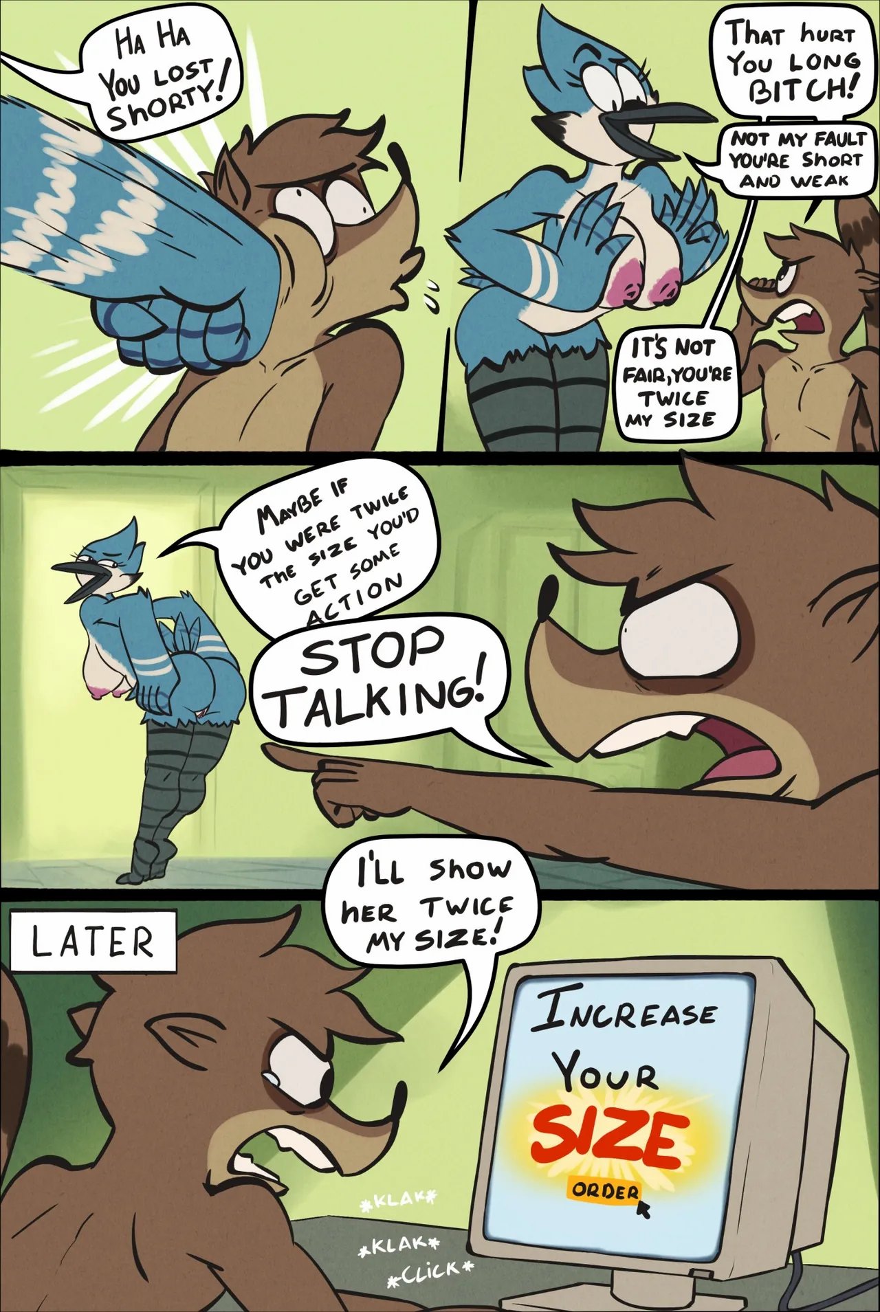 A regular show comic 1