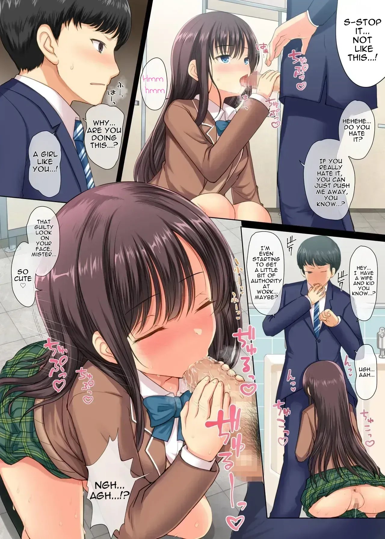 A story about a serious salaryman corrupted by a nympho high school girl. 11