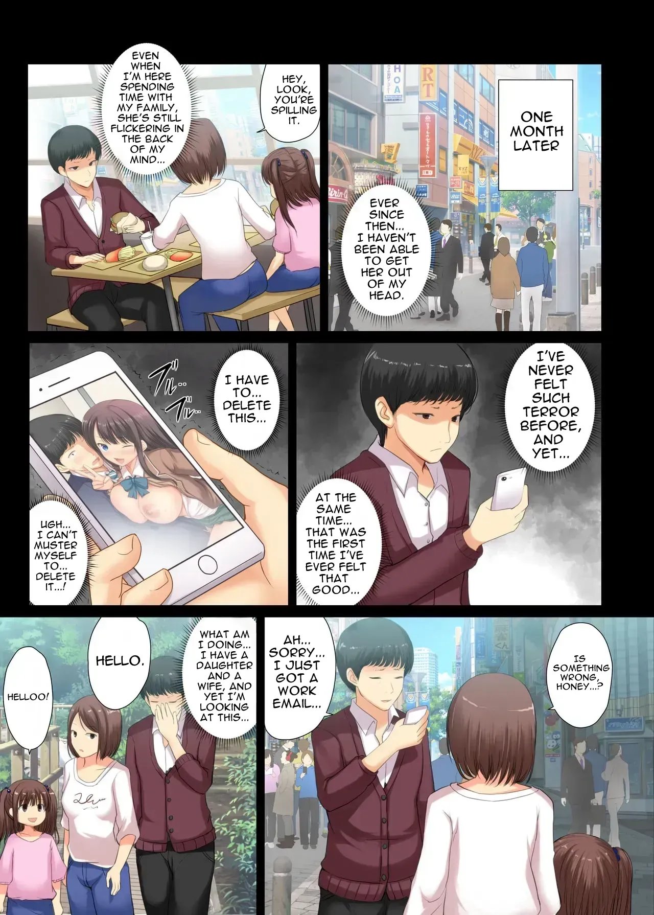 A story about a serious salaryman corrupted by a nympho high school girl. 24