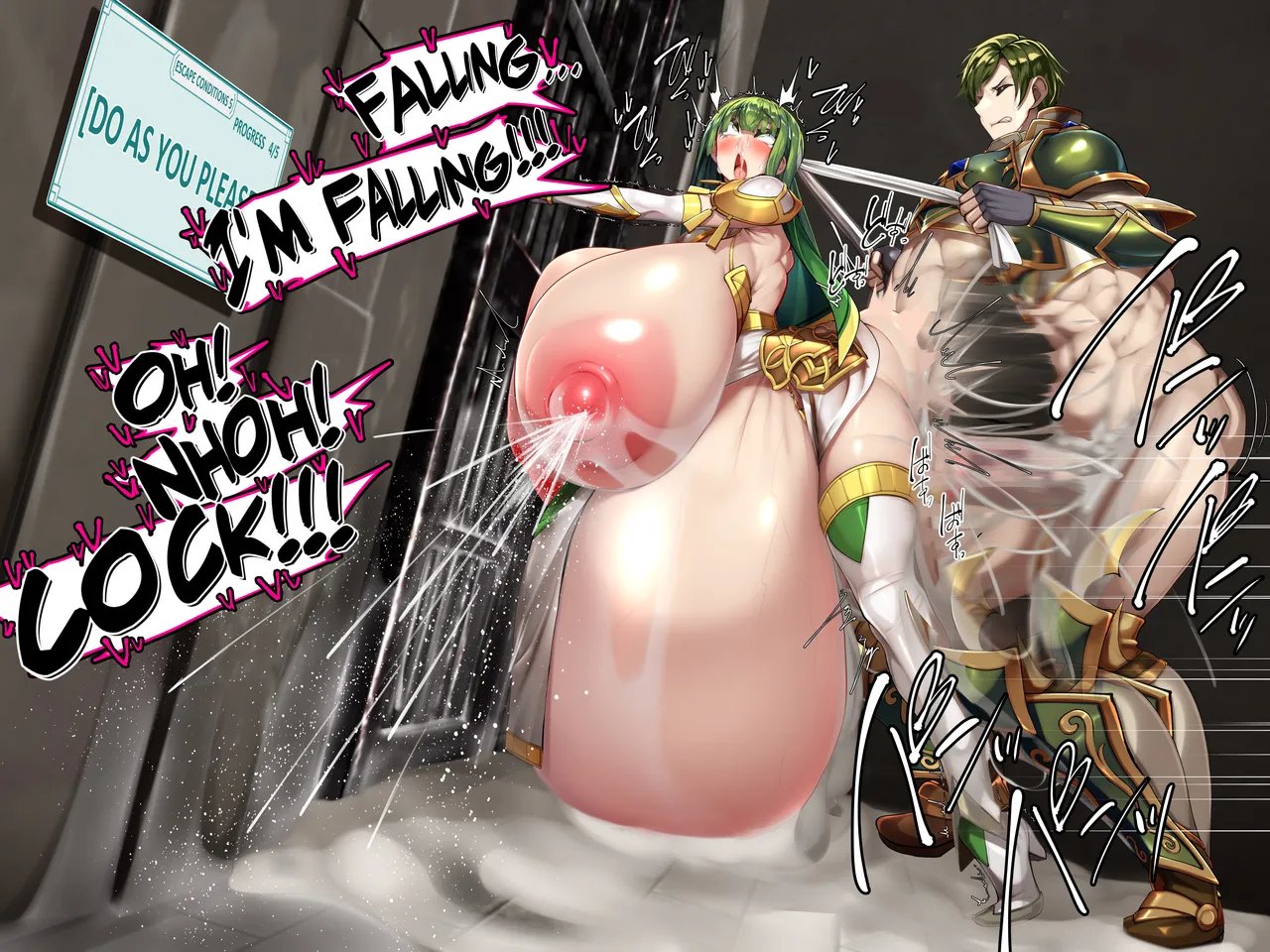 Abel×Palla Sex Shinai to Derarenai Heya | Abel and Palla in a “Room You Can't Leave Unless You Have Sex” 95