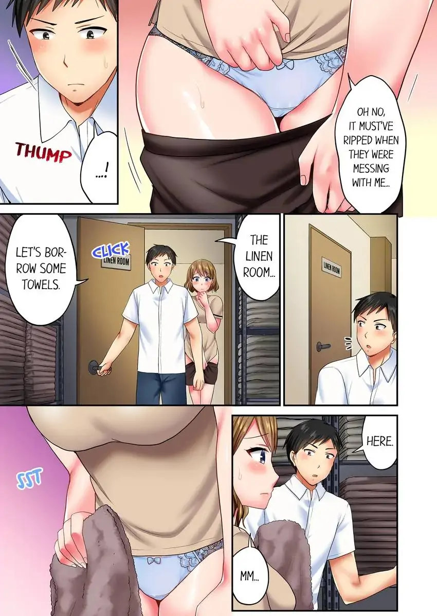 Actual Sex Under a Towel! 6