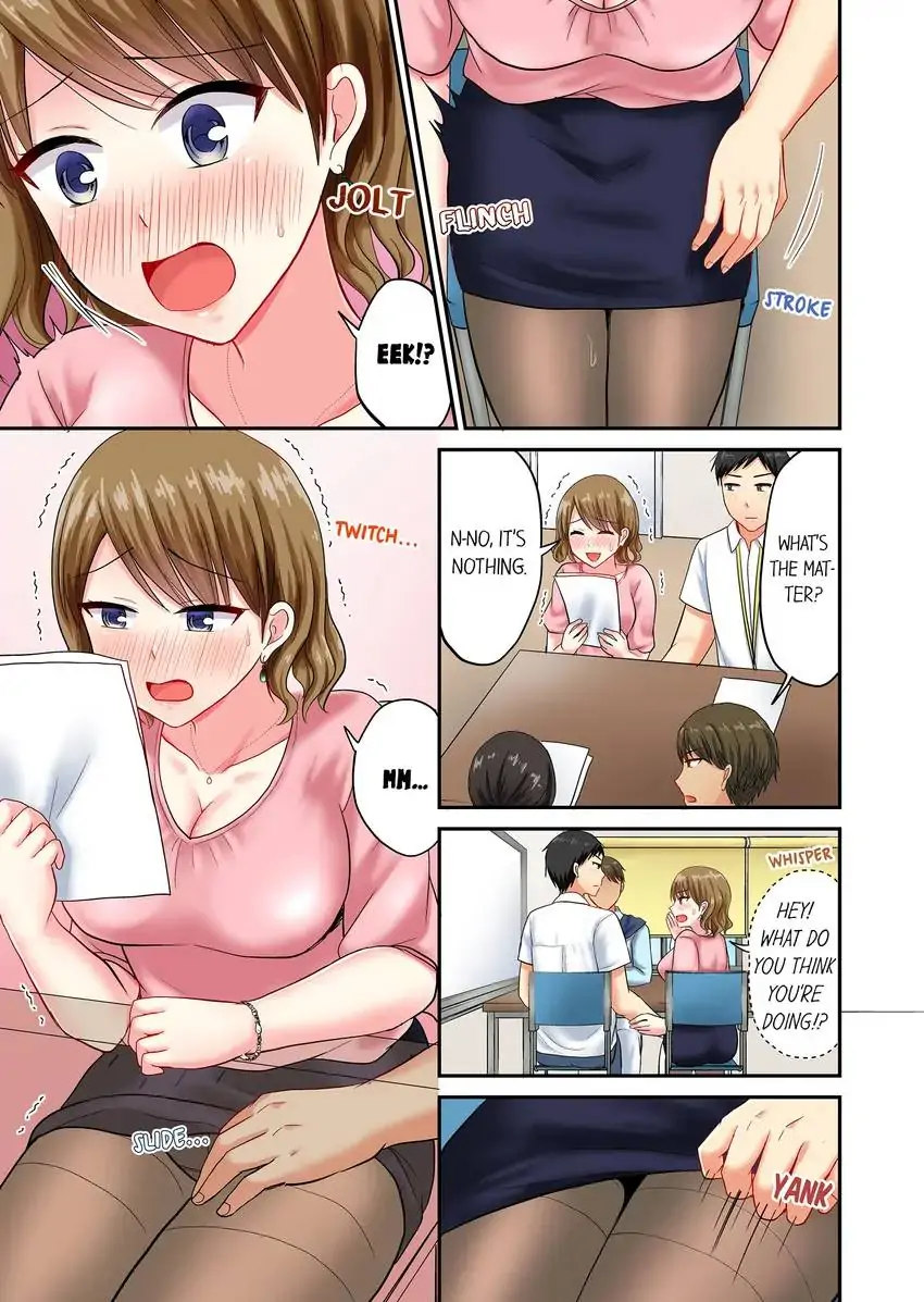 Actual Sex Under a Towel! 6