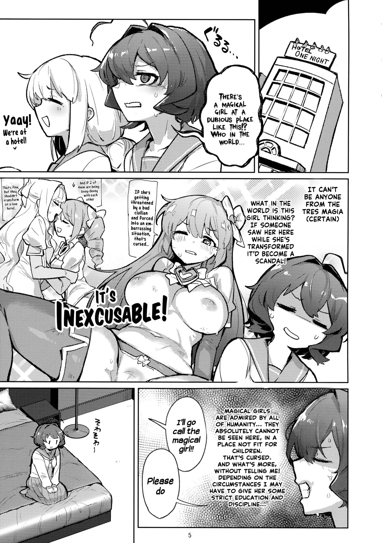 Ah hotel ni mahou shoujo ga 5