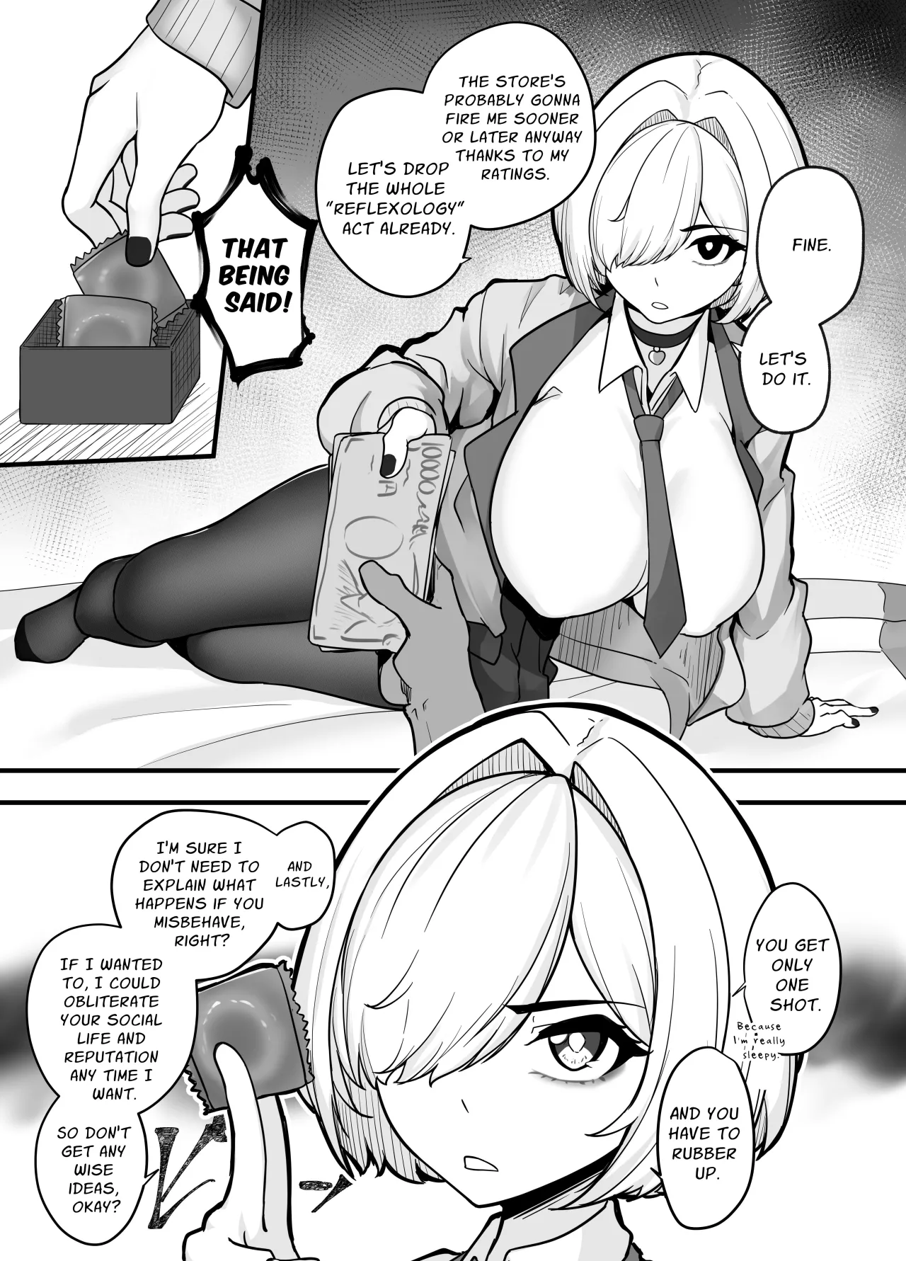 Aiso no Warui Haken Rifure Joshi ga Jitsu wa Nagachichi JK deshita 9