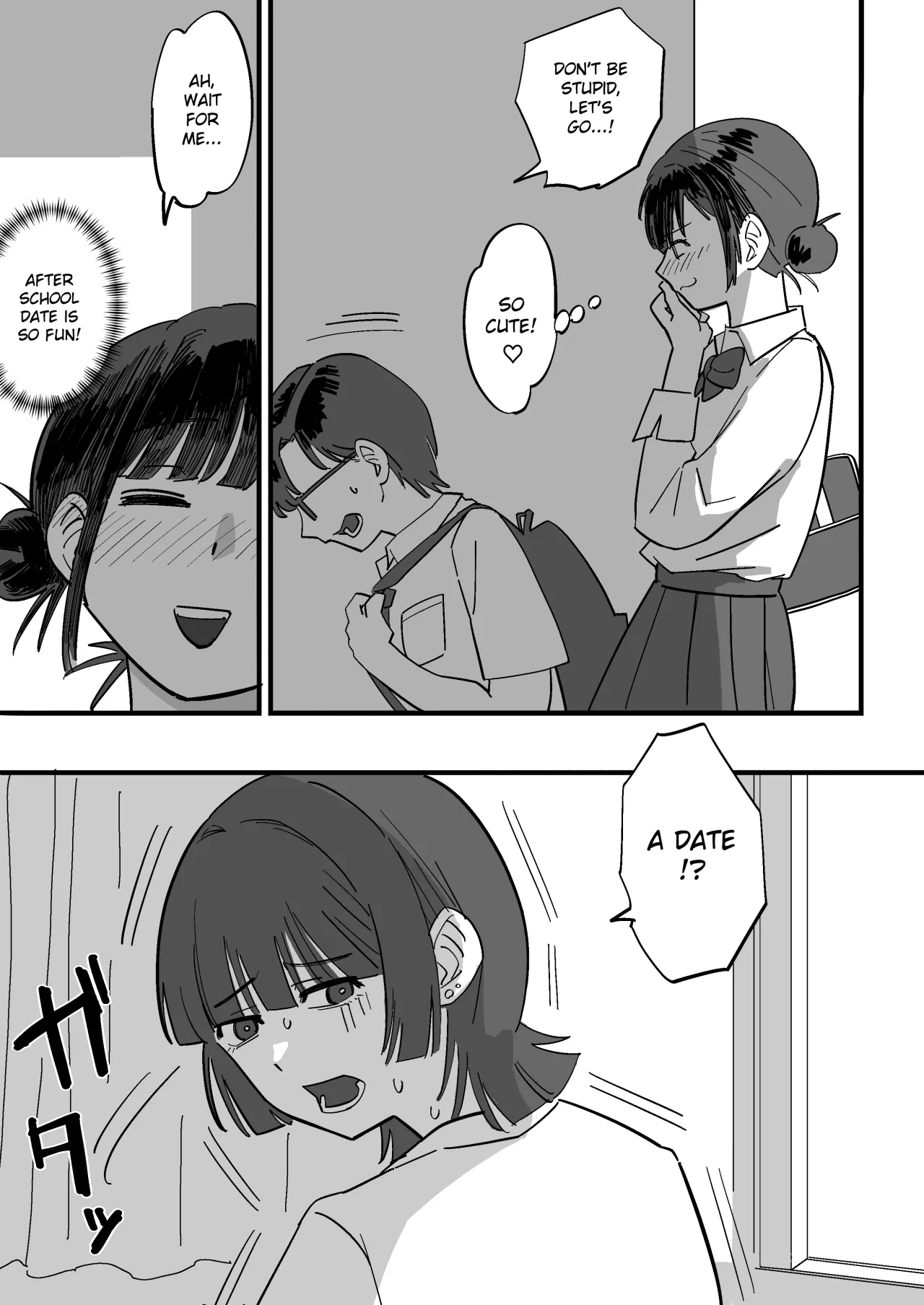 Akogare no Senpai to Tanoshii Eigakan Date no hazu ga... Shiranai Oji-san tachi ni Mawasareru 5