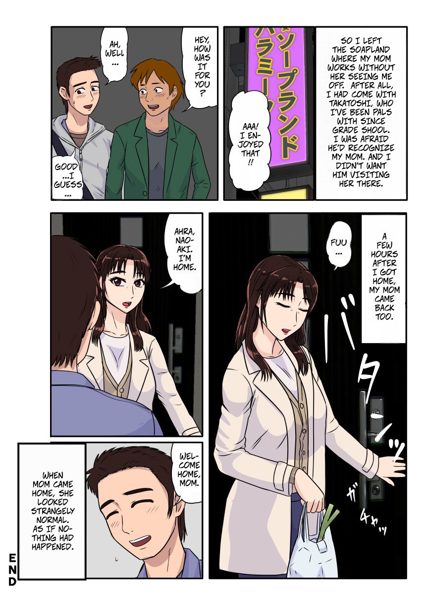 Akuyuu ni Sasowarete Jukujo Soap ni Itte Mitara, Detekita Jou ga Kaa-san datta | My Friend Dragged Me to a MILF Soapland and My Mom Came Out 32