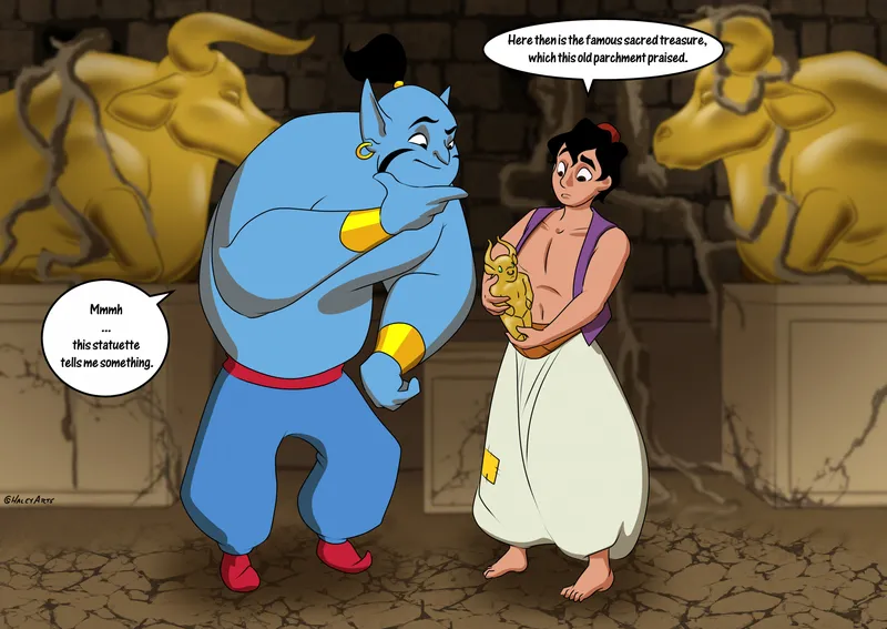 Aladdin And The Bovine Idol 1