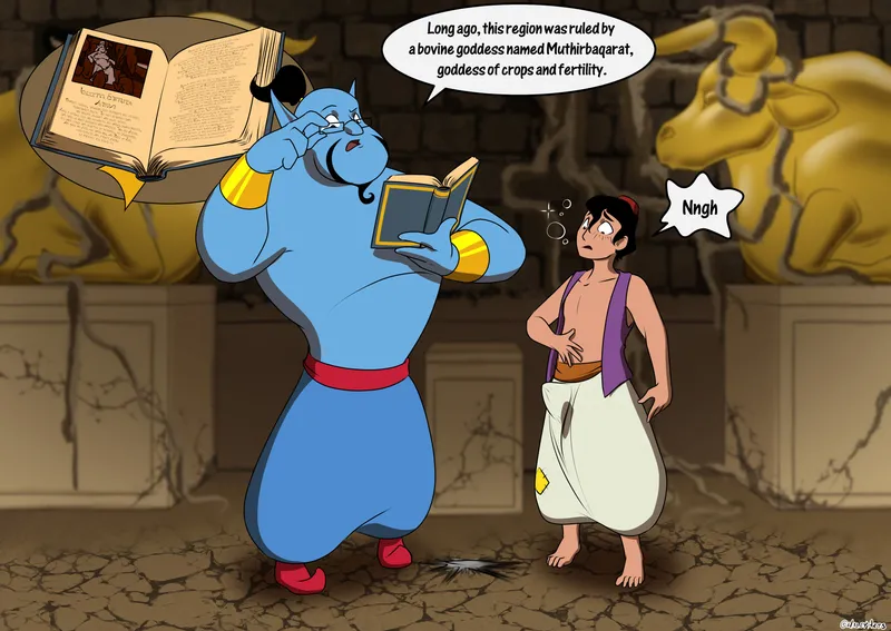 Aladdin And The Bovine Idol 8