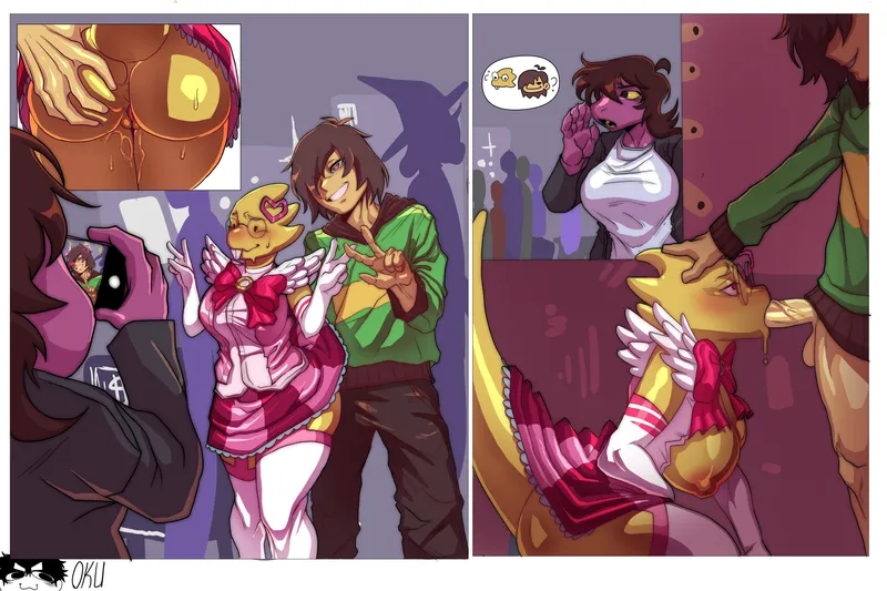 Alphys's Cosplay Adventure 1