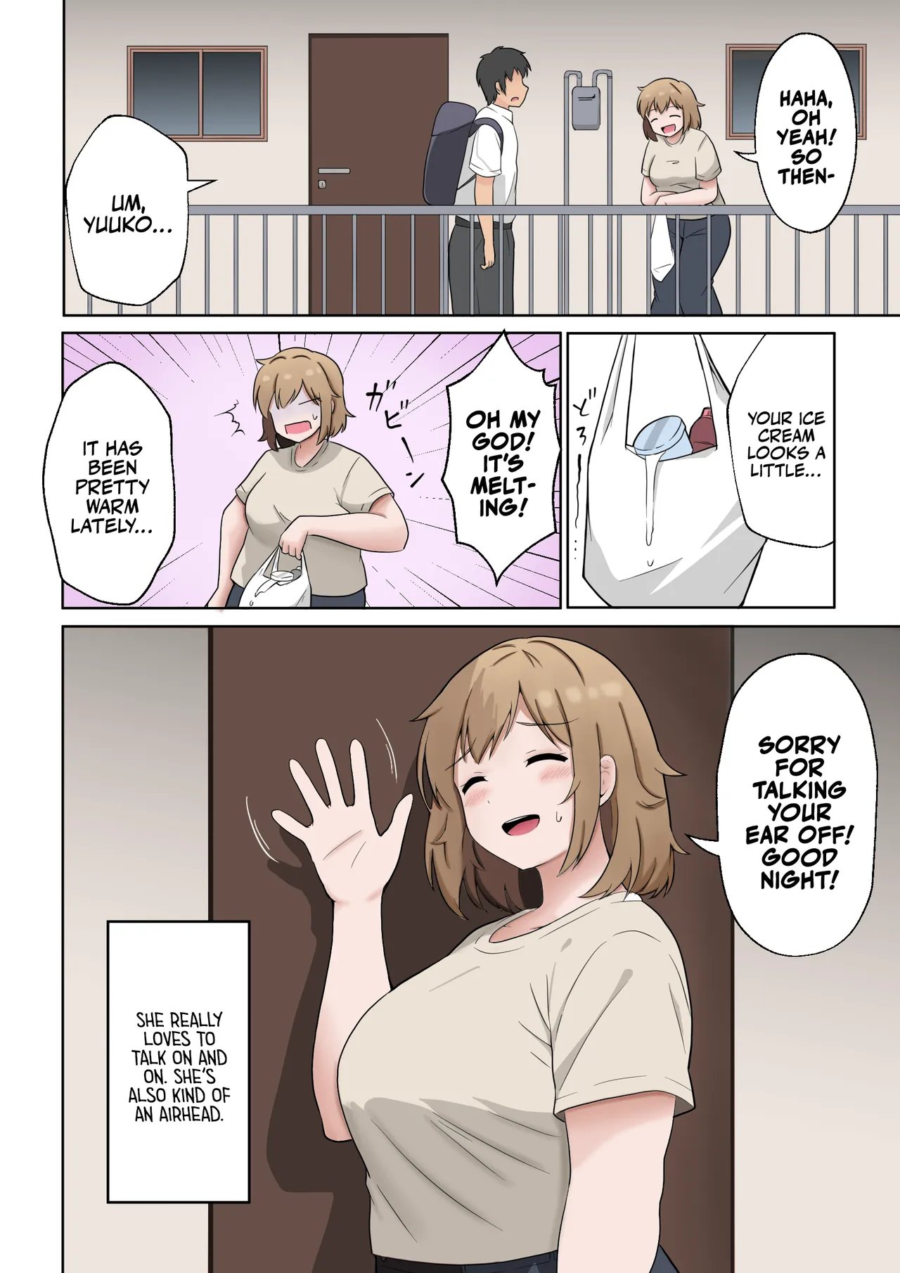 [Ampullaria] Apart no Otonari-san ga Yarasete Kureru Hanashi My Nextdoor Neighbor Let Me Fuck Her [Colorized] 3