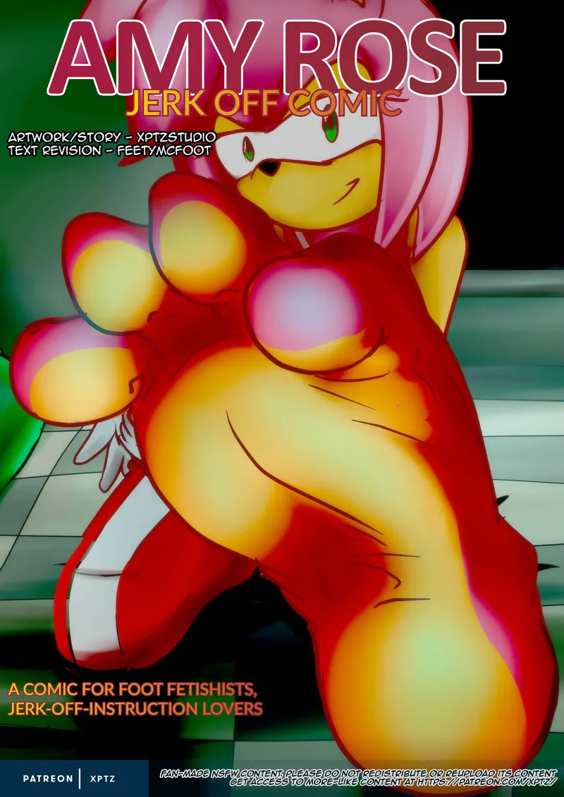 Amy Rose Jerk Off Comic 1