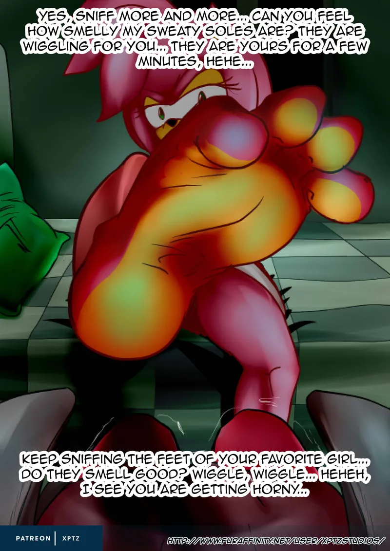 Amy Rose Jerk Off Comic 9