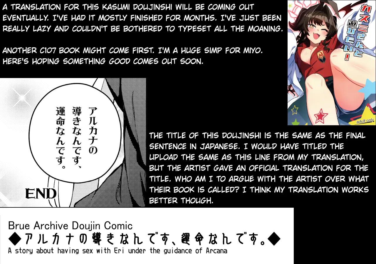 Arcana no Michibiki nan desu, Unmei nan desu. 30