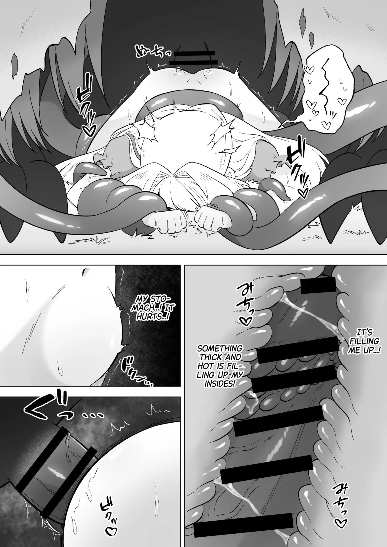 Aru Hi Mori no Naka Shokushu no Kaibutsu ni Tanetsuke Koubi Sareru Shoujo no Ohanashi 40