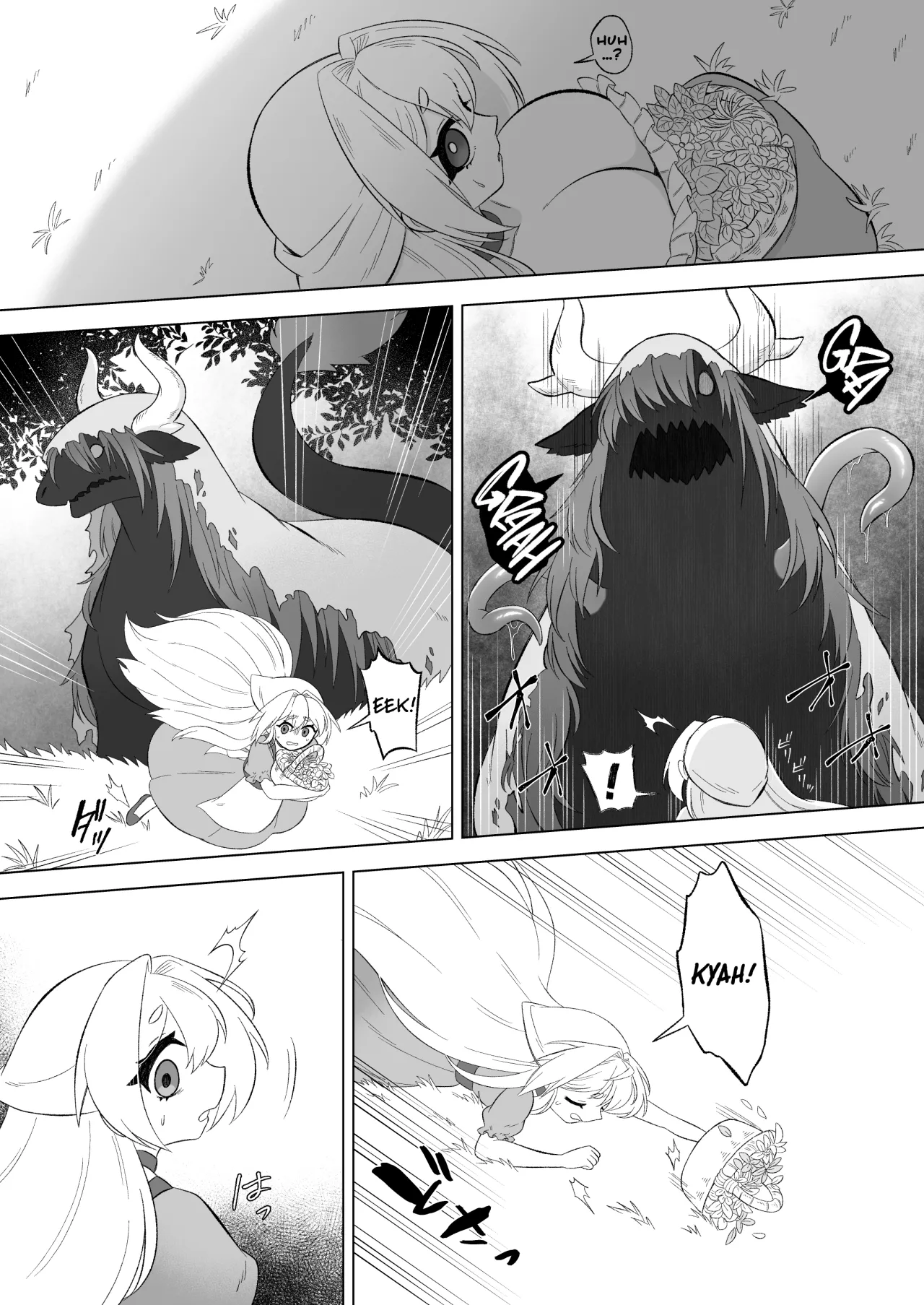 Aru Hi Mori no Naka Shokushu no Kaibutsu ni Tanetsuke Koubi Sareru Shoujo no Ohanashi 6