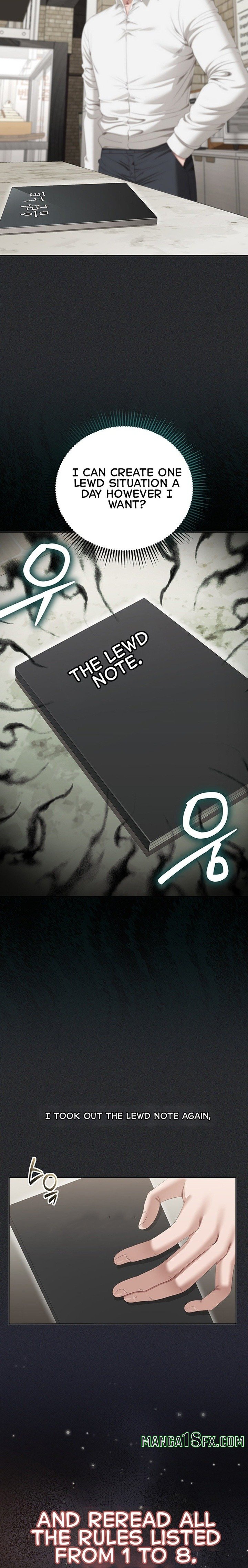 As Written In the Lewd Notebook 21