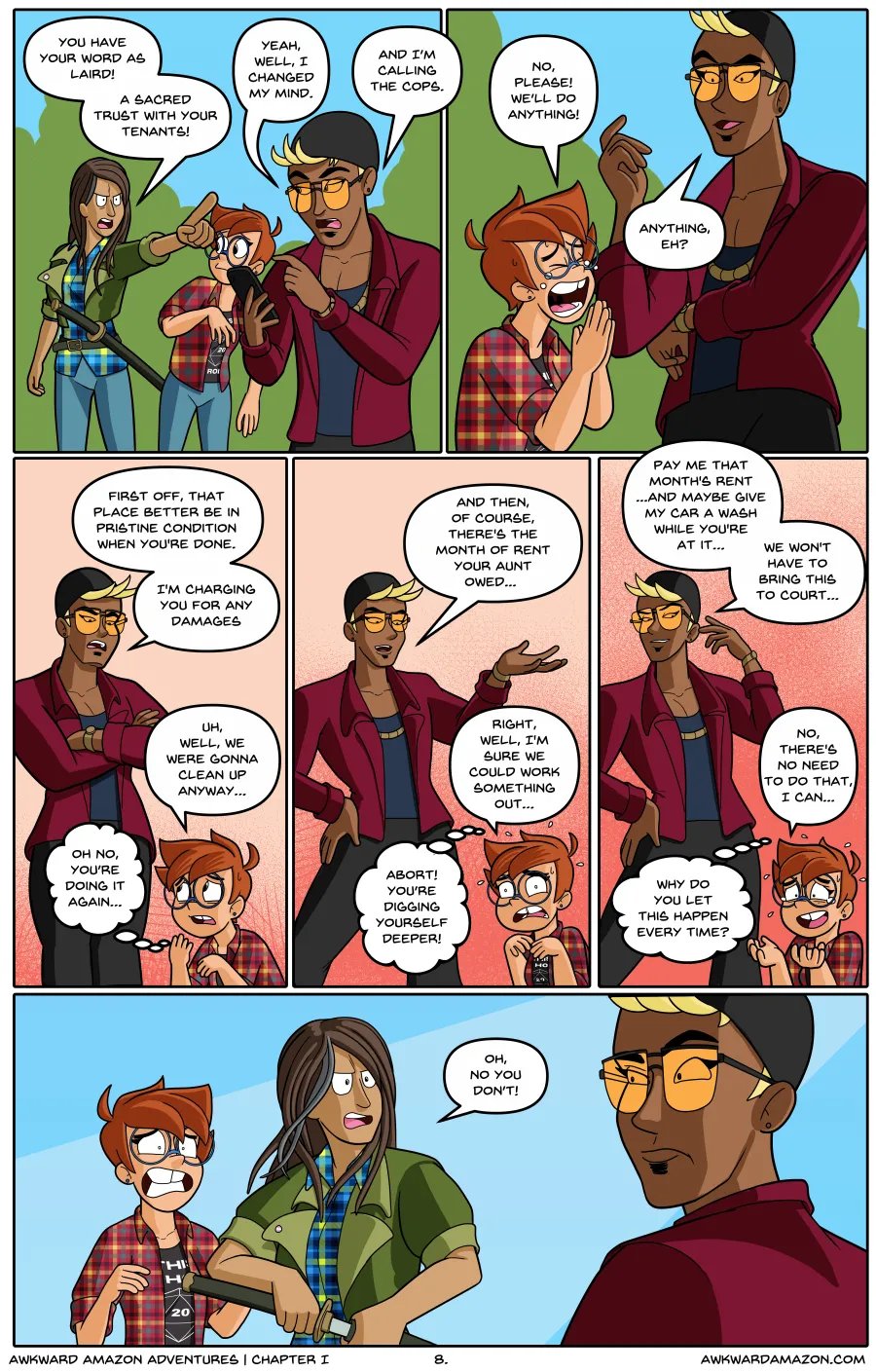 Awkward Amazon Adventures #1 The Legacy 9