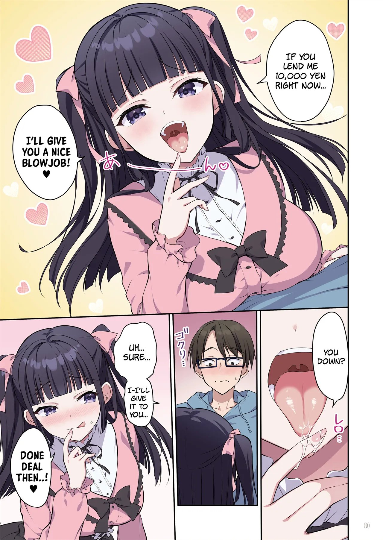 Azatokute Kawaii Jirai-kei Joshi ni Seishi mo Okane mo Chuuchuu Saremashita This Cunningly Cute Jirai-kei Girl Is Gonna Suck Me Dry! Oneshot - Page 10
