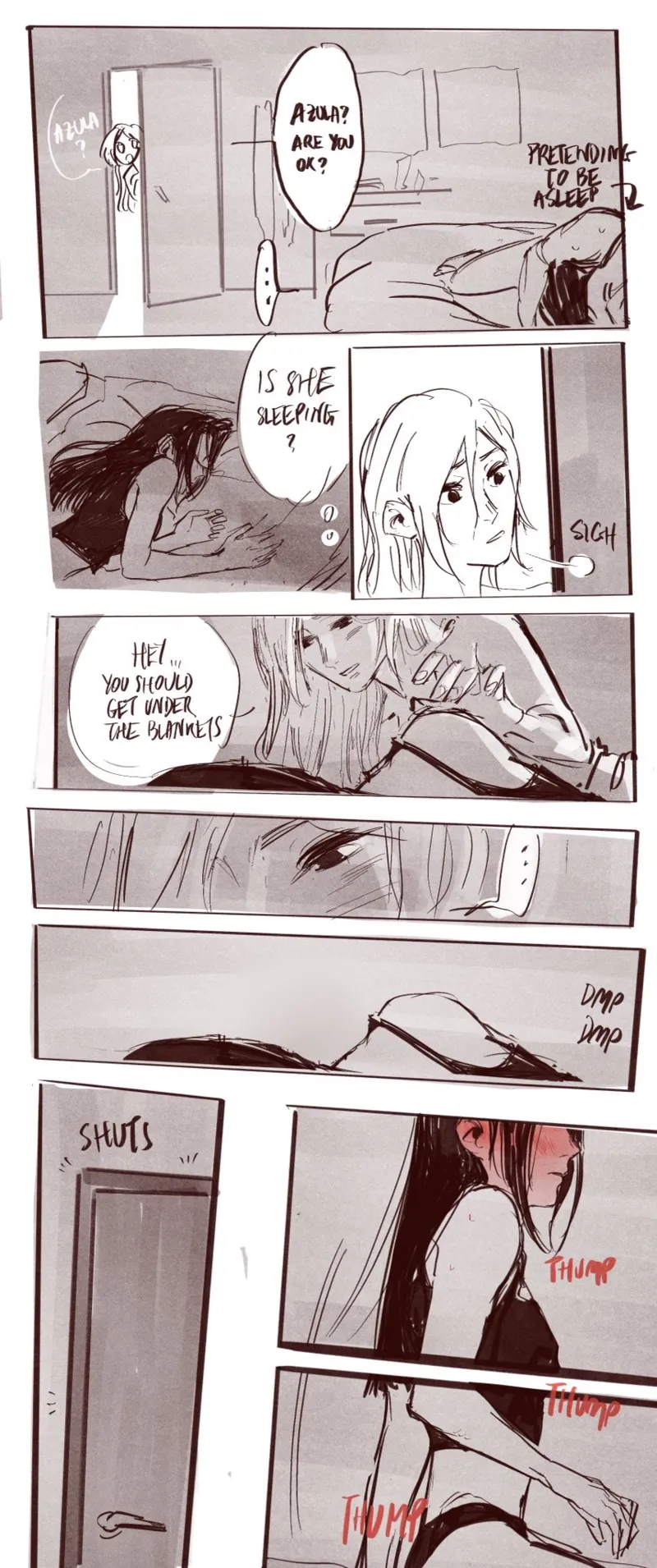 Azula x Ty-Lee – College Students Au 11
