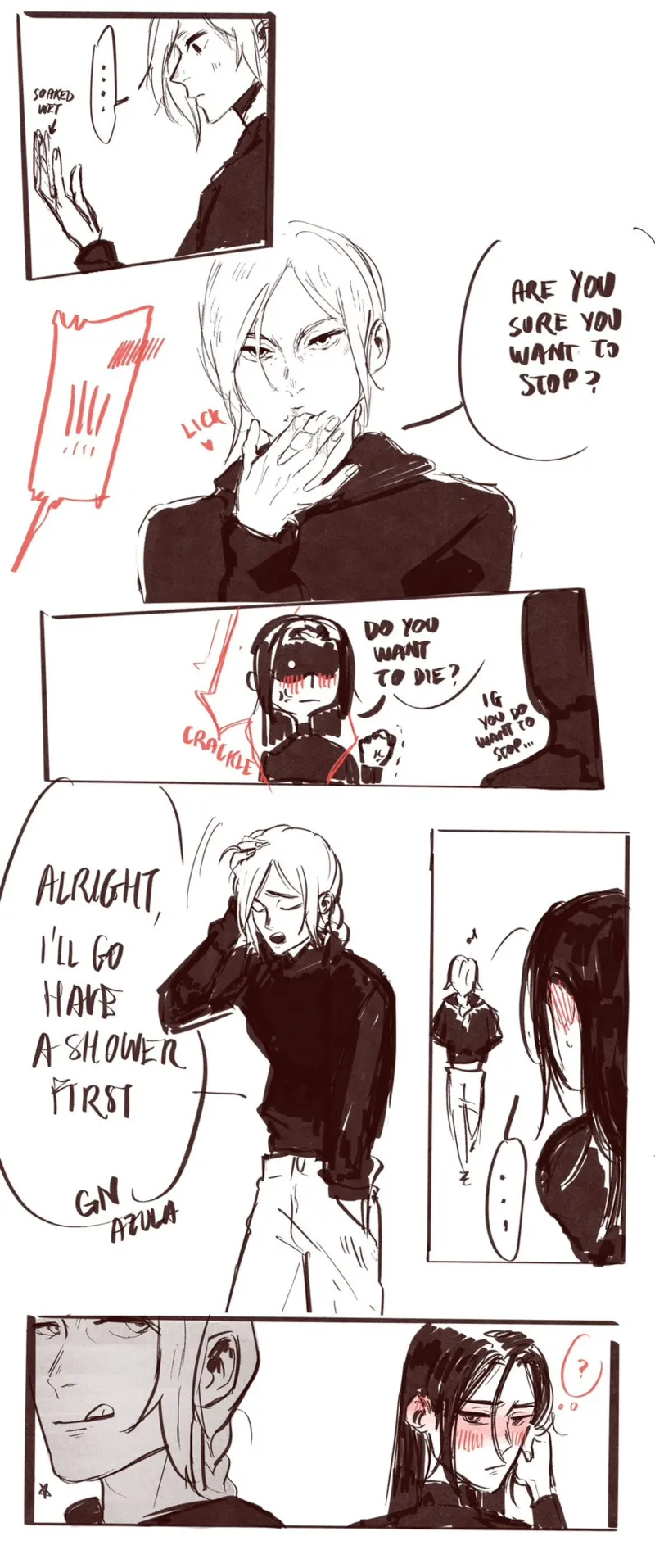 Azula x Ty-Lee – College Students Au 6