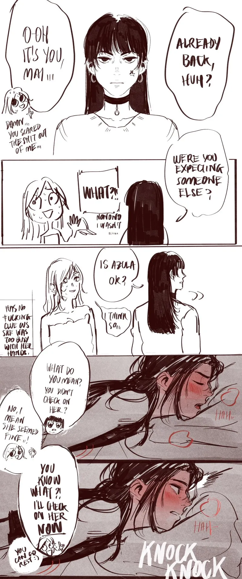 Azula x Ty-Lee – College Students Au 10