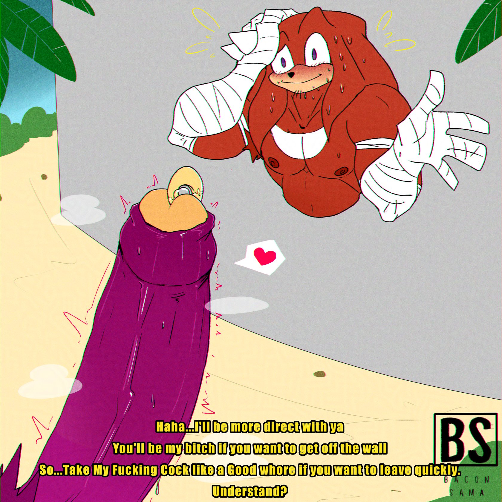 [Bacon Sama] Espio X Knuckles comic 6