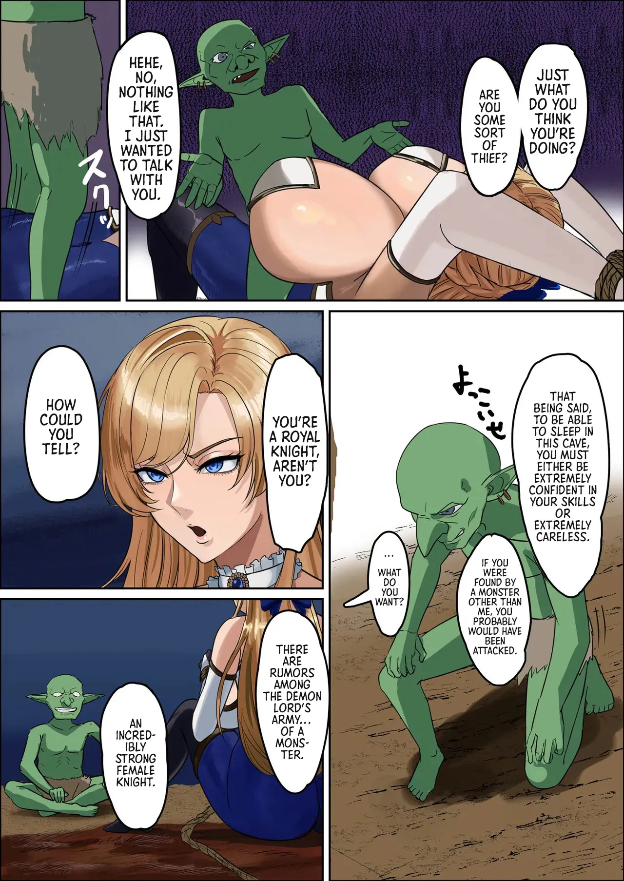 Bakunyuu Onna Kishi Konna Zako Monster ga Watashi no Nakama! Nan no Joudan da 22