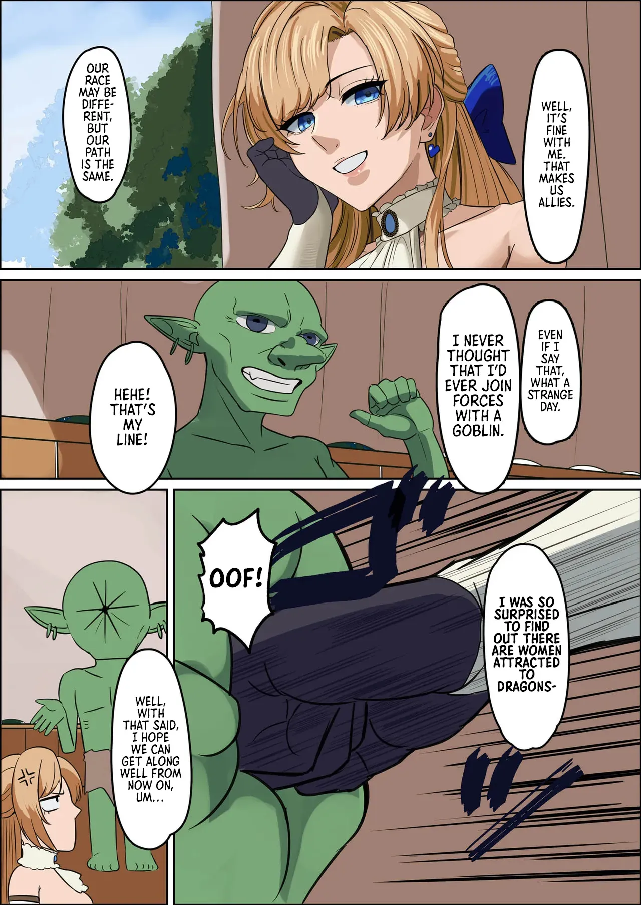 Bakunyuu Onna Kishi Konna Zako Monster ga Watashi no Nakama! Nan no Joudan da 56