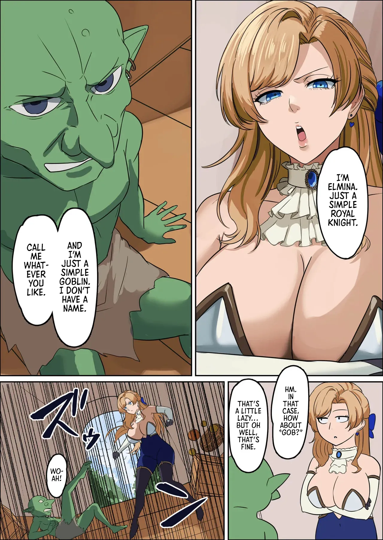 Bakunyuu Onna Kishi Konna Zako Monster ga Watashi no Nakama! Nan no Joudan da 57