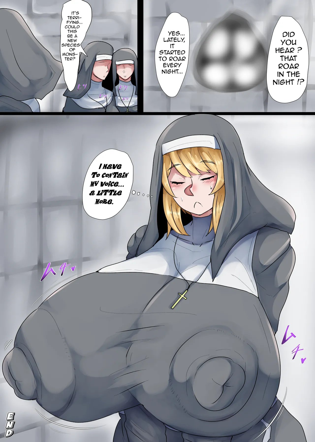 Bakunyuu Sister x Kyokon Goblin | Big breasts sister X big dick goblin. 30