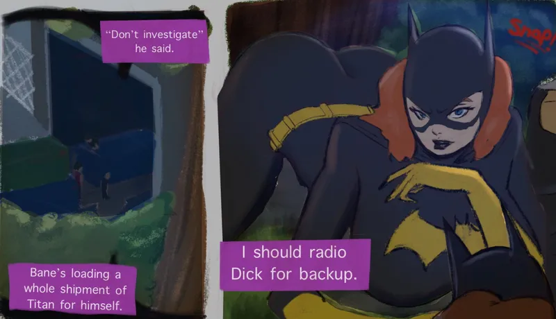 Bane Breaks Batgirl! 1