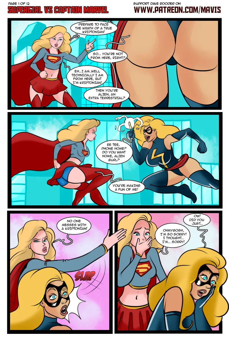 Battle Of Supes – Supergirl Vs Captain Marvel 3