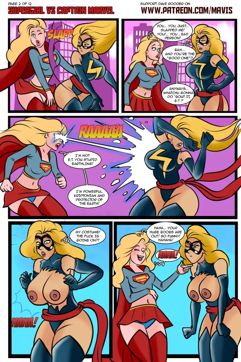 Battle Of Supes – Supergirl Vs Captain Marvel 4