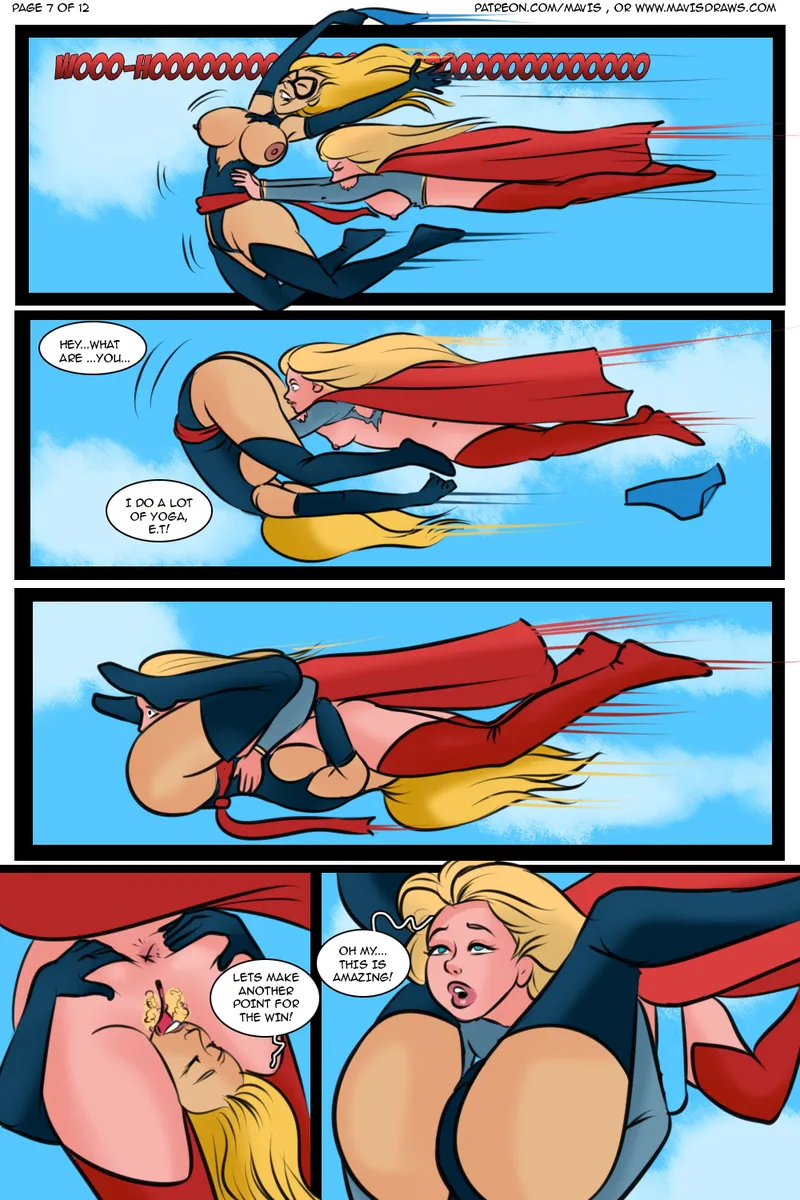 Battle Of Supes – Supergirl Vs Captain Marvel 9